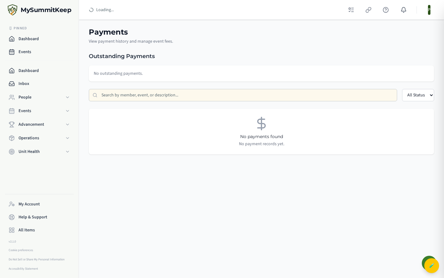 The Venmo QR / deep-link modal opened from a payment request.